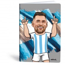 Bilježnica A4 40 listova diktando Football icons